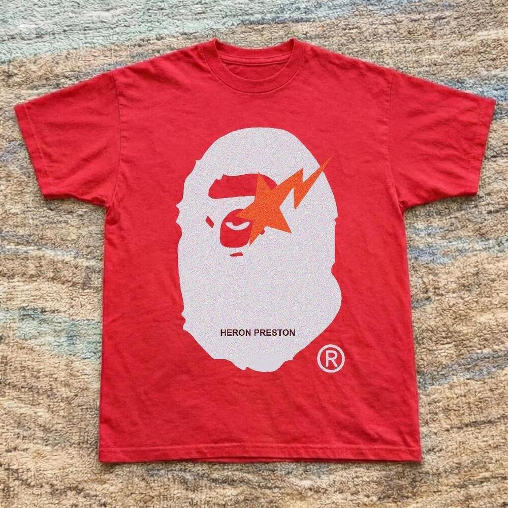 Red Bape X Heron Preston Tee